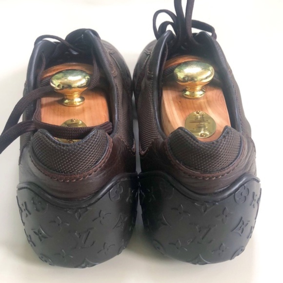 Louis Vuitton Authentic Leather Sneakers Sz 8 - Picture 8 of 14